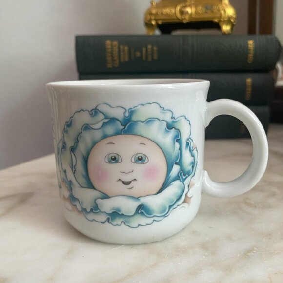 Vintage 80s Royal Worcester CABBAGE PATCH KIDS Plate Bowl Cup / Mug SET - Picture 7 of 7